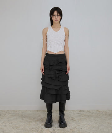 Faye Frill Midi Skirt